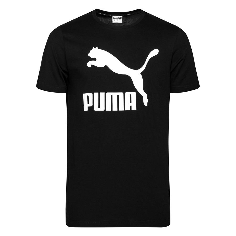 puma black and white shirt