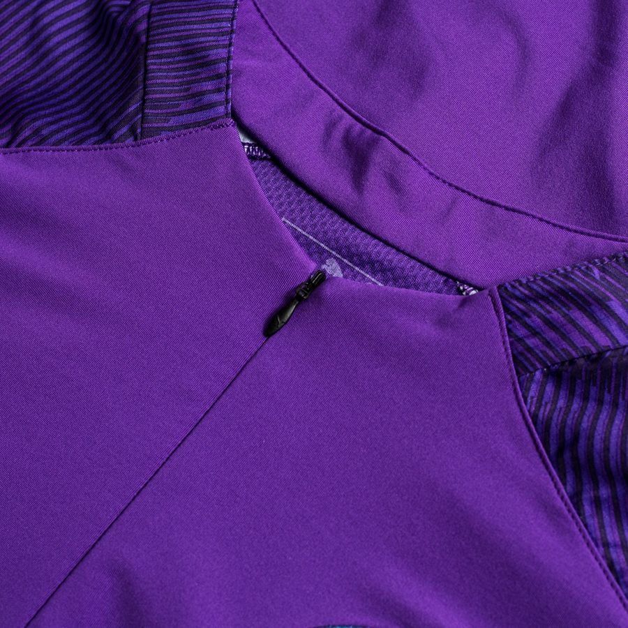Manchester City Training Shirt 1/4 Zip - Purple/Light Blue