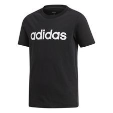 adidas T-shirt Essential Linear Logo – Zwart/Wit Kinderen