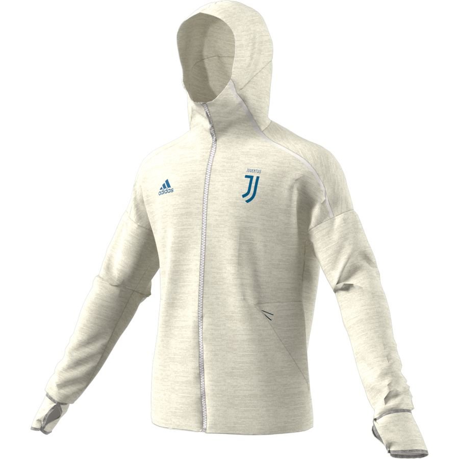 Juventus Hoodie FZ Z.N.E. 3.0 - Cream/Raw White | www.unisportstore.com