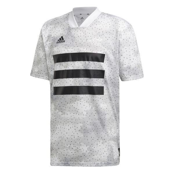 adidas Training T-Shirt Tango AOP - White/Black | www.unisportstore.com