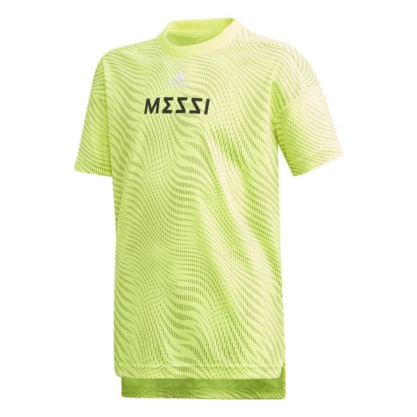 adidas T-Shirt Messi - Solar Yellow Kids | www.unisportstore.com