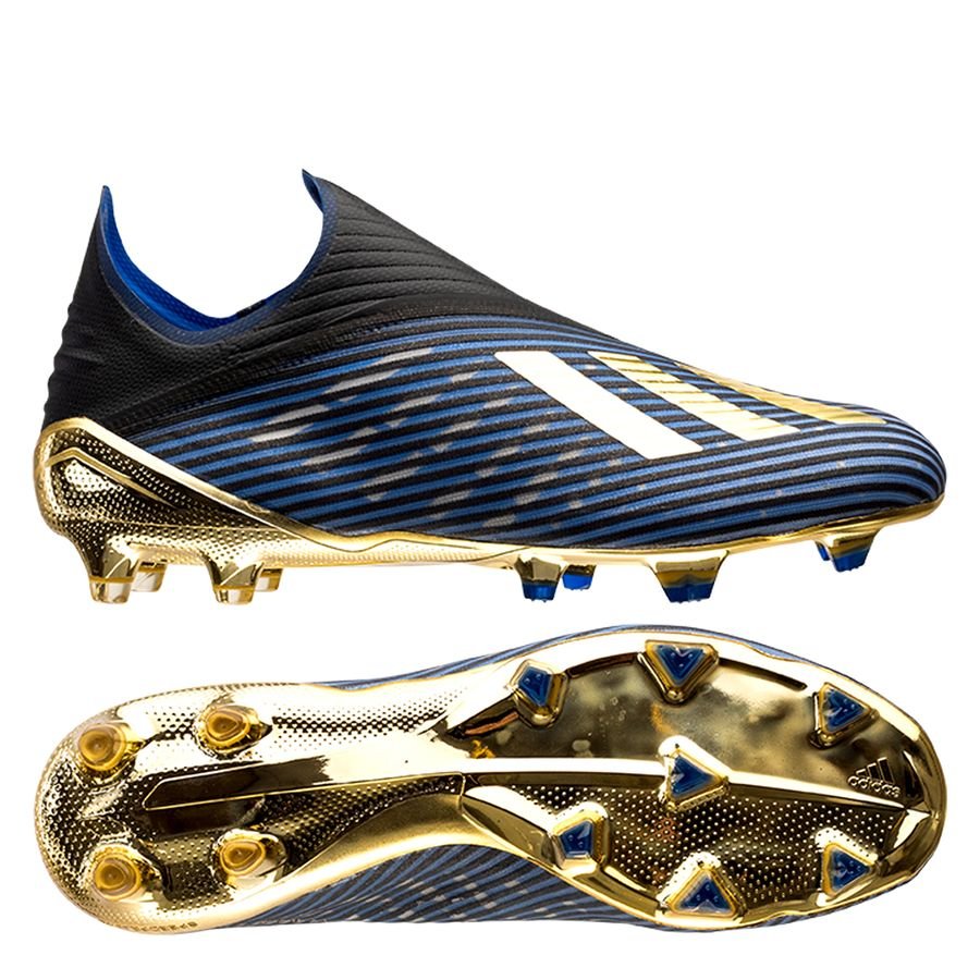 adidas x 19 fg core black gold metallic blue
