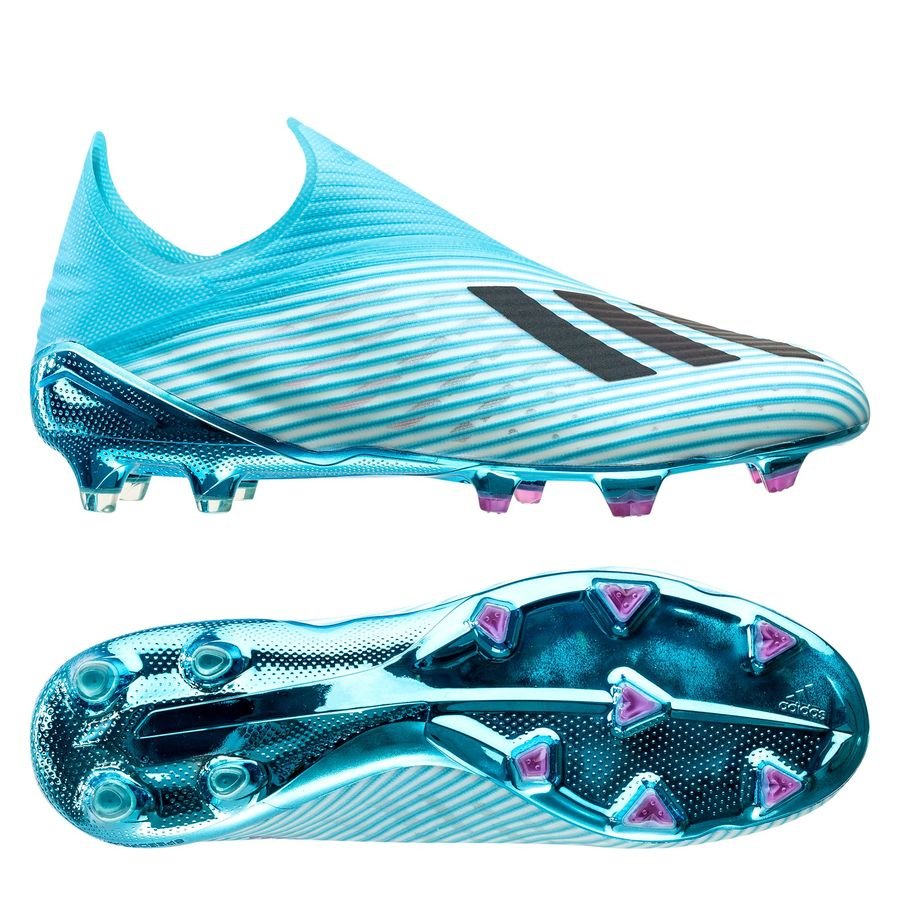 adidas X 19+ FG/AG Hard - Bright Cyan/Core Black/Shock Pink | www.unisportstore.com