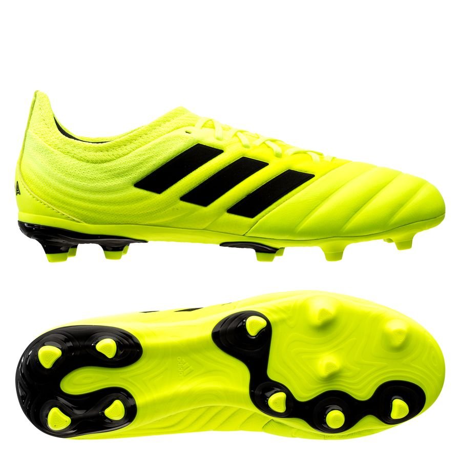 adidas Copa 19.1 FG/AG Hard Wired - Solar Yellow/Core Black Kids