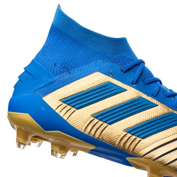 adidas football boots blue and gold