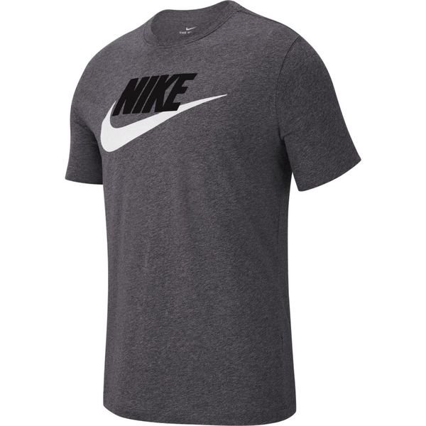 Nike T-Shirt NSW Futura Icon - Dark Grey Heather/Black/White | www ...