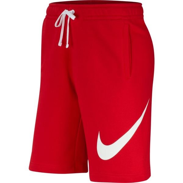 white and red nike shorts