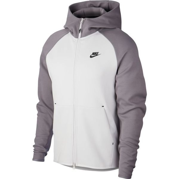 nike grey and white hoodie