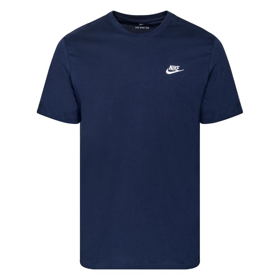 Nike T-Shirt NSW Club - Navy/Hvid