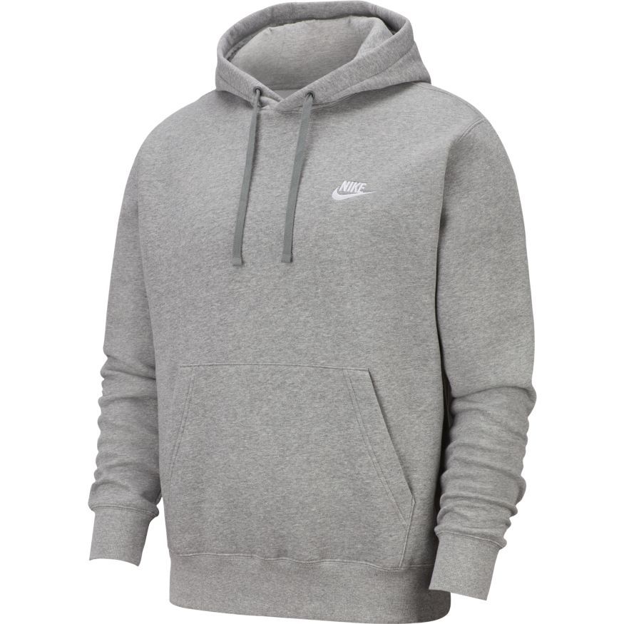 grey white nike hoodie