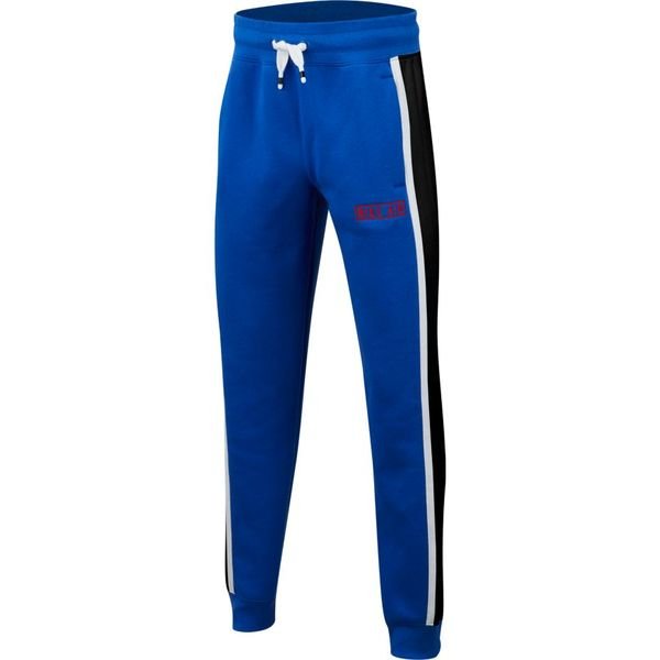 blue and white nike joggers