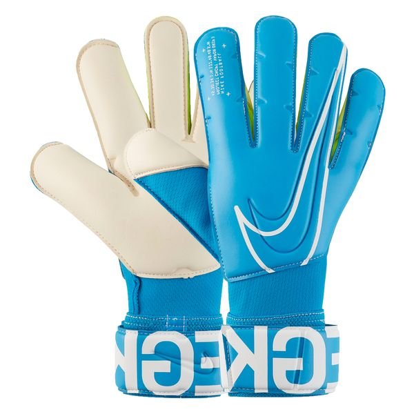 nike blue gloves
