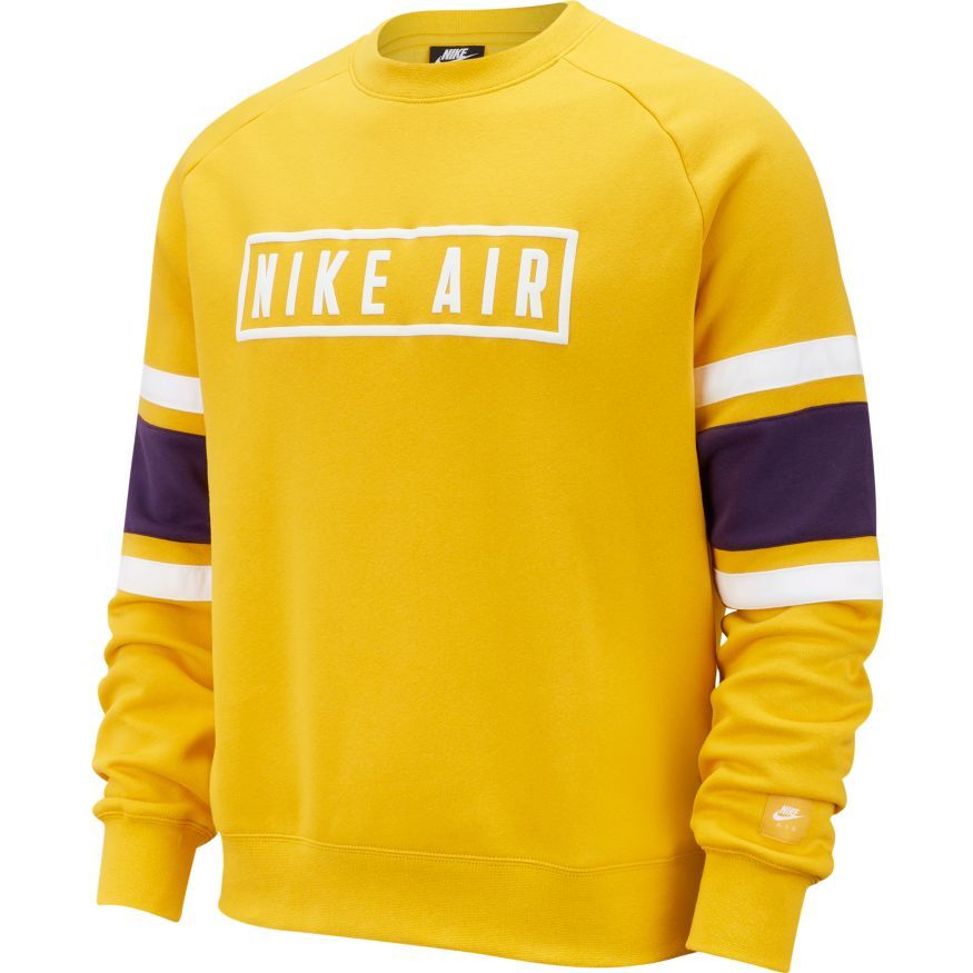 nike air hoodie yellow