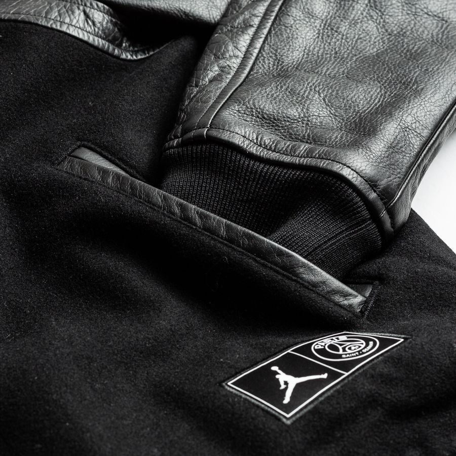 Nike Varsity Jacket Jordan x PSG - Black/White LIMITED EDITION 