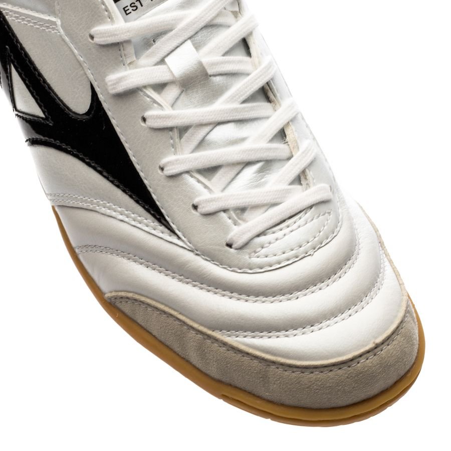 Mizuno Q1GA170009 Morelia Indoor Futsal Football Shoes White Black 