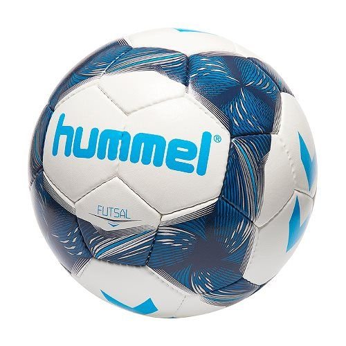 Agnes Gray erstatte Følsom Hummel Fodbold Futsal - Hvid/Navy/Turkis | www.unisport.dk