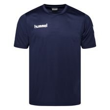 Hummel Voetbalshirt Core - Navy/Wit Kinderen
