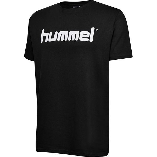 Hummel Go Cotton Logo Schwarz - T-Shirt