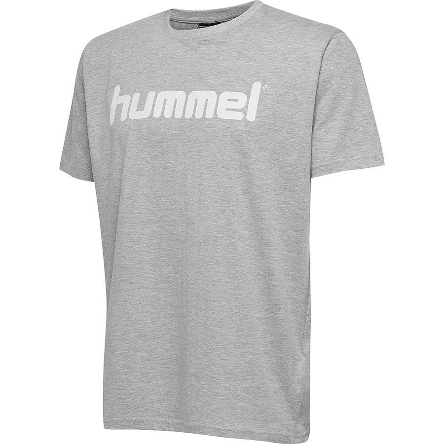 Hummel Go Cotton Logo T-Shirt - Grå Børn thumbnail