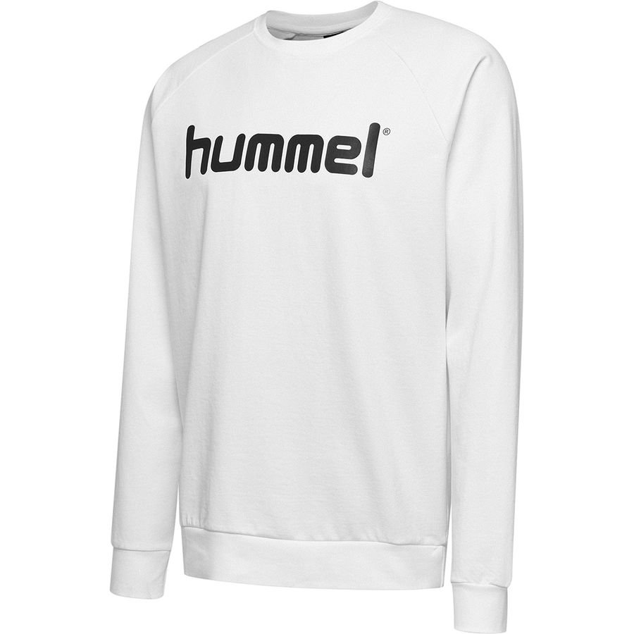 Hummel Go Cotton Logo Sweatshirt Wit