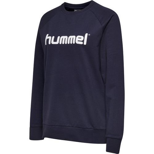 Hummel Go Cotton Logo Sweatshirt - Navy Kvinde thumbnail