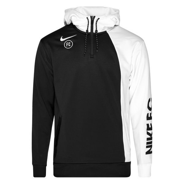 black and white hoodie nike