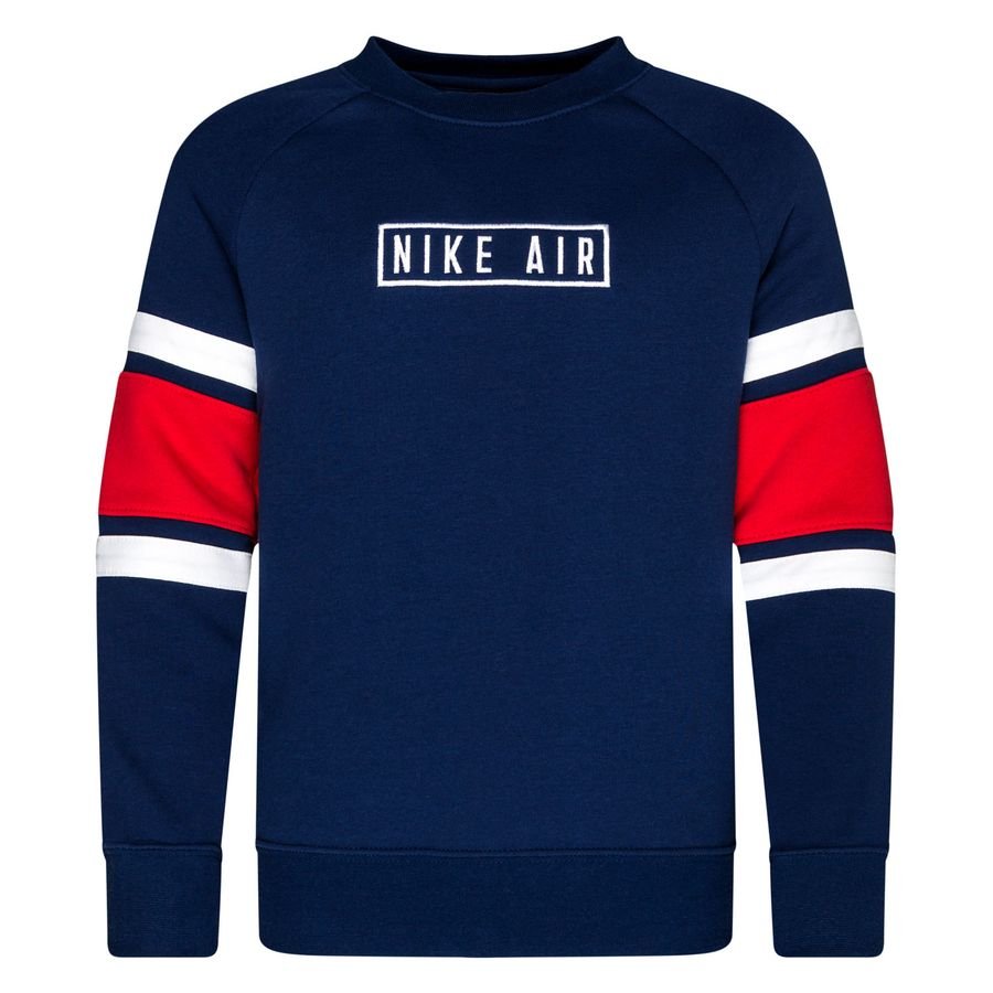 red white and blue nike pullover