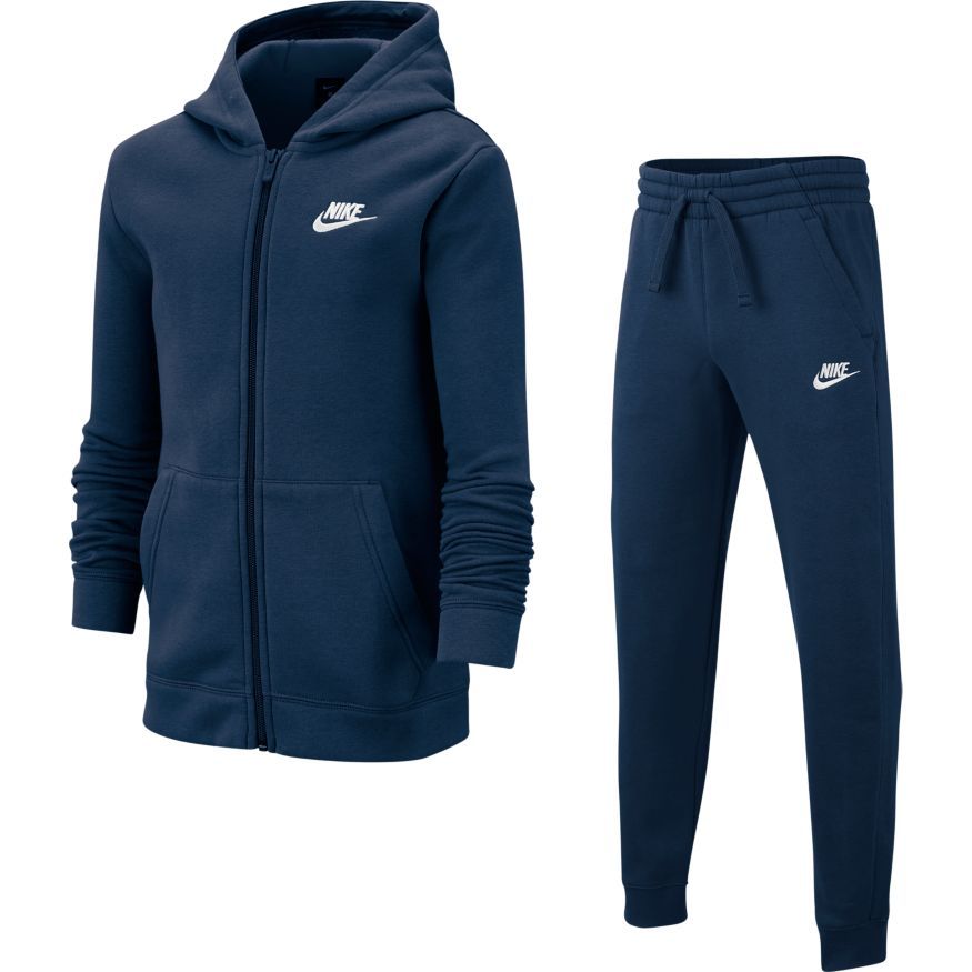 Nike Sweat Suit Core NSW - Navy/Hvid Børn thumbnail