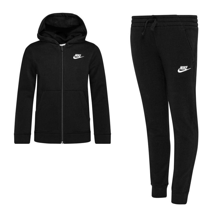 Nike Sweat Suit Core NSW - Sort/Hvid Børn thumbnail