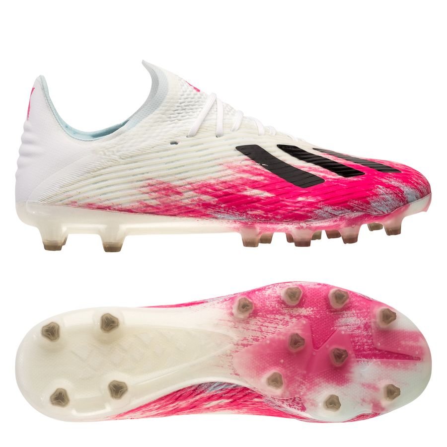 adidas X 19.1 AG Uniforia - Footwear White/Core Black/Shock Pink