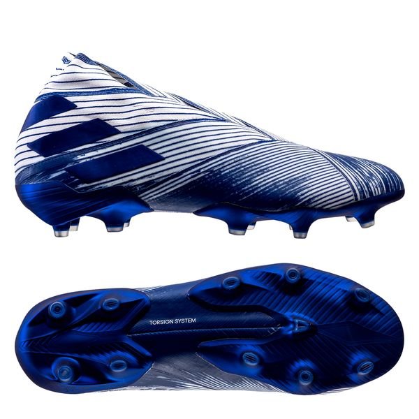 adidas Nemeziz 19+ FG/AG Mutator - Footwear White/Royal Blue |  www.unisportstore.com