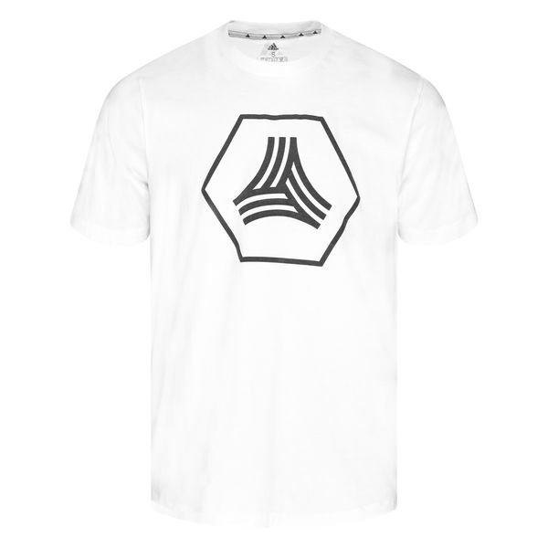 pasillo Medicina Pronunciar adidas T-Shirt Tango Logo - White/Black | www.unisportstore.com