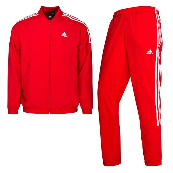 Zijdelings Gewoon Medic adidas Trainingsanzug Woven Light - Rot/Weiß | www.unisportstore.at