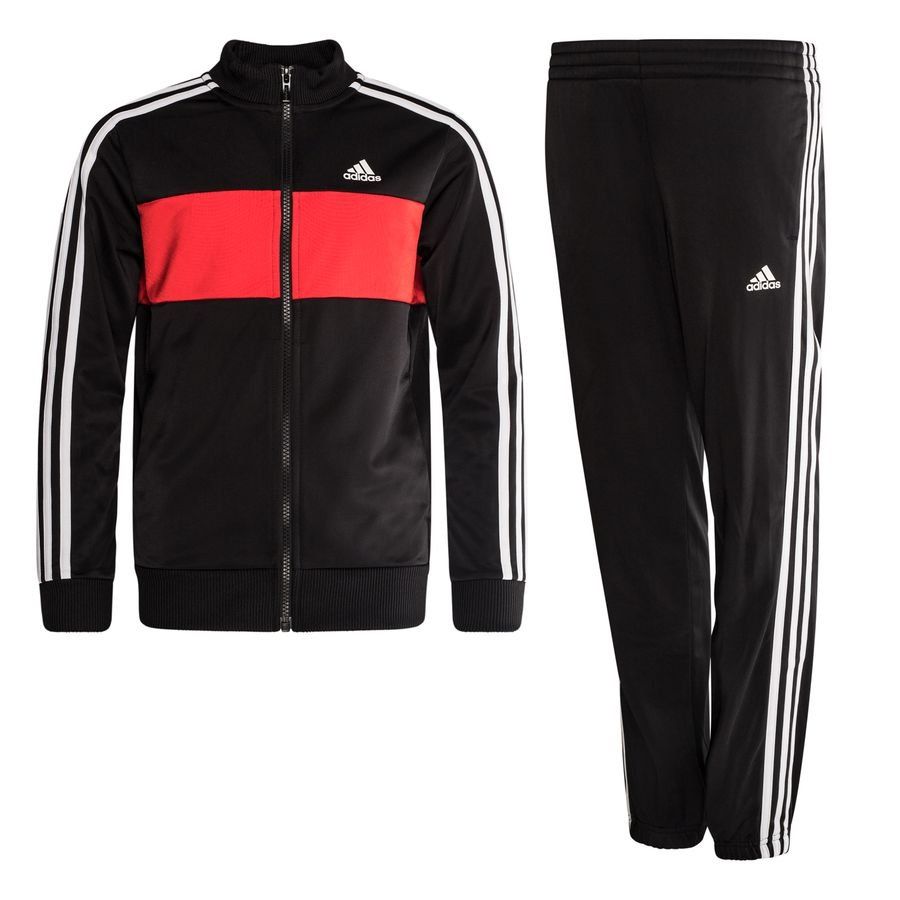 red and white adidas tracksuit