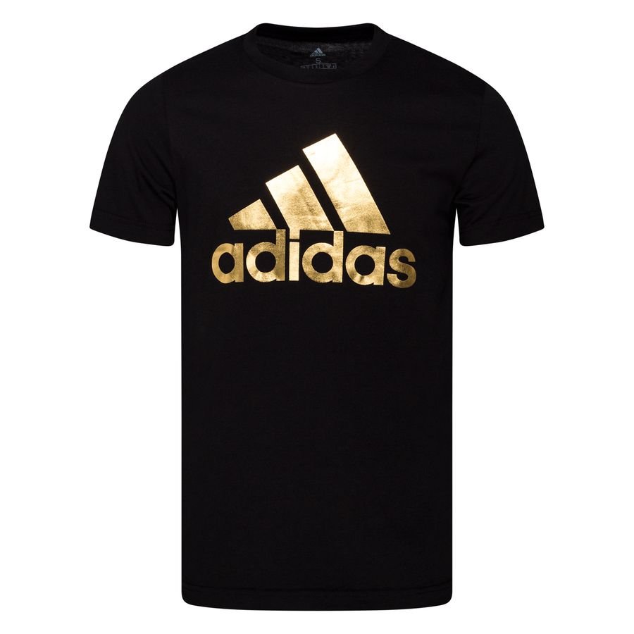 adidas T-Shirt 8-bit Graphic Badge Sport - Sort/Guld | www.unisport.dk