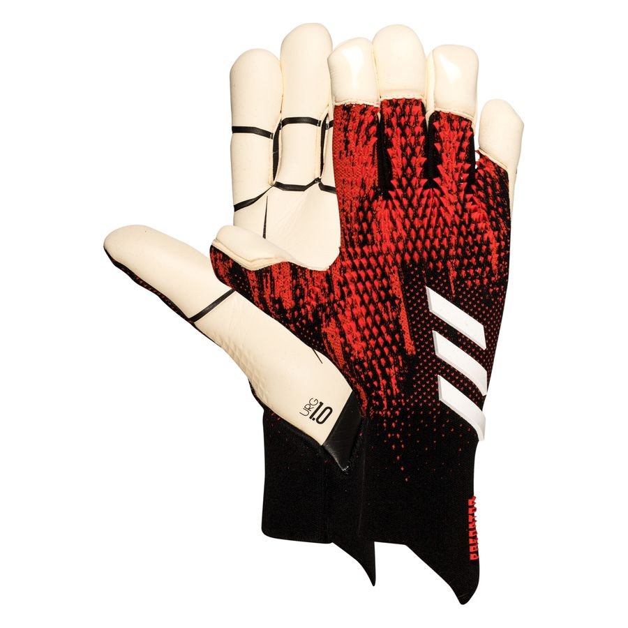 adidas Goalkeeper Gloves Pro Hybrid PC Mutator - Black/Action Red | www.unisportstore.com