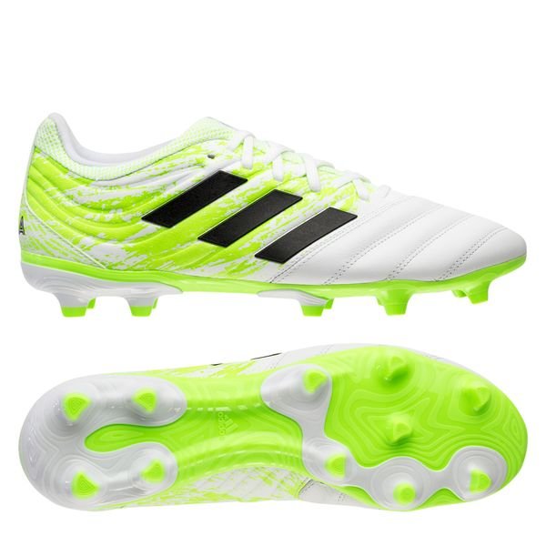 adidas Copa 20.3 FG/AG Uniforia - Footwear White/Core Black/Signal Green
