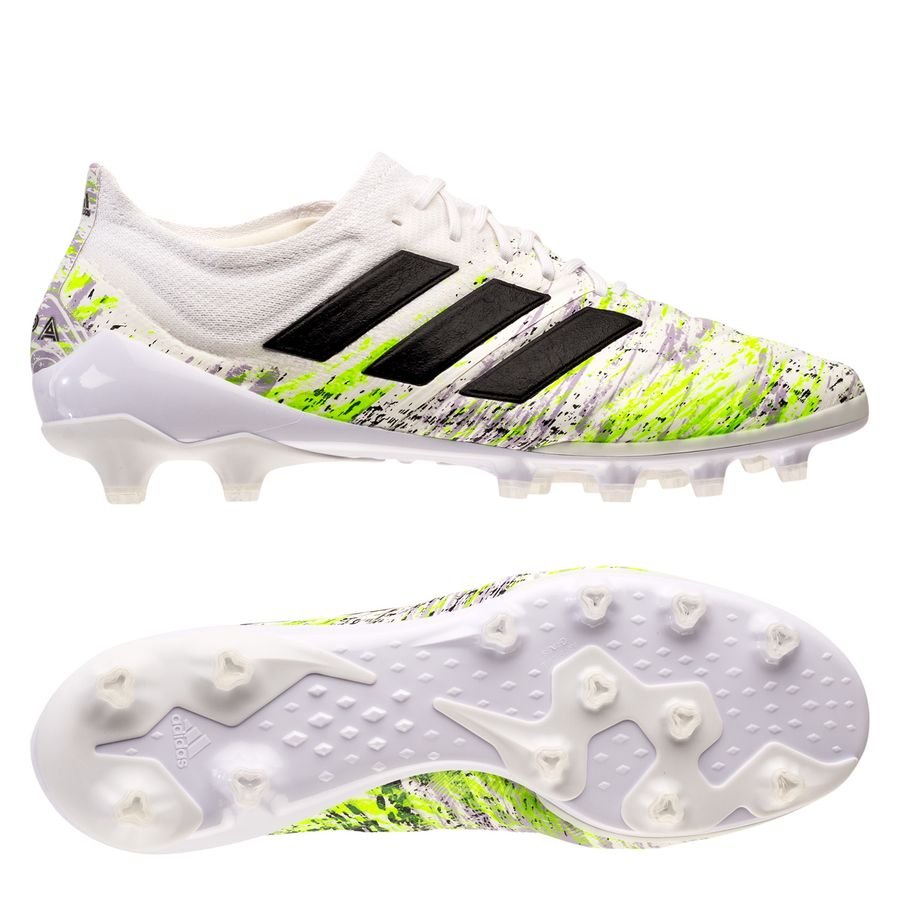 Copa 20.1 AG - Footwear White/Core Black/Signal Green | www.unisportstore.com