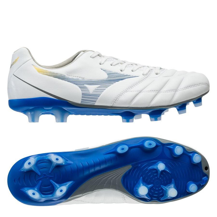 Mizuno Japan REBULA 3 ELITE Football Soccer Shoes Kangaroo P1GA1962 Blue White 