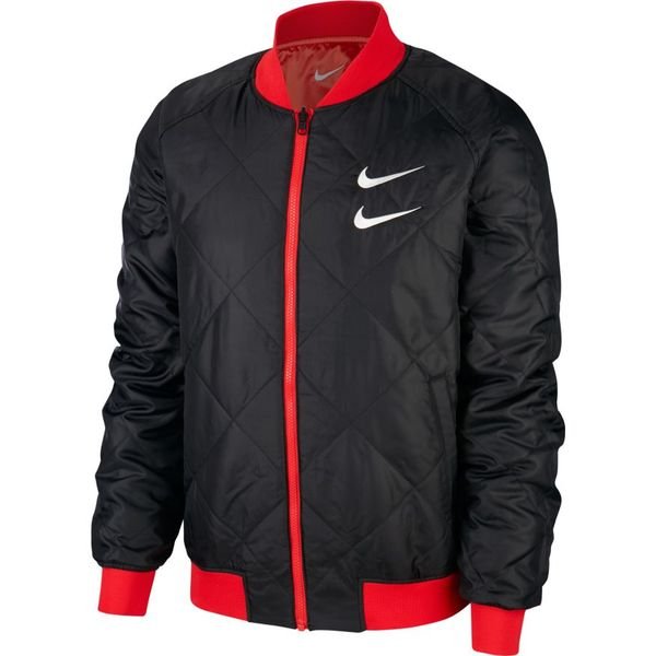 Nike Bomber Jacket NSW Woven Reversible - University Red/Black/White