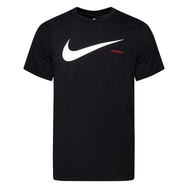 Nike NSW T-Shirt Swoosh - Black/White | www.unisportstore.com
