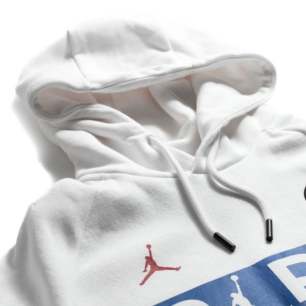 Nike Hoodie Jumpman PO Jordan x PSG - White/University Red LIMITED