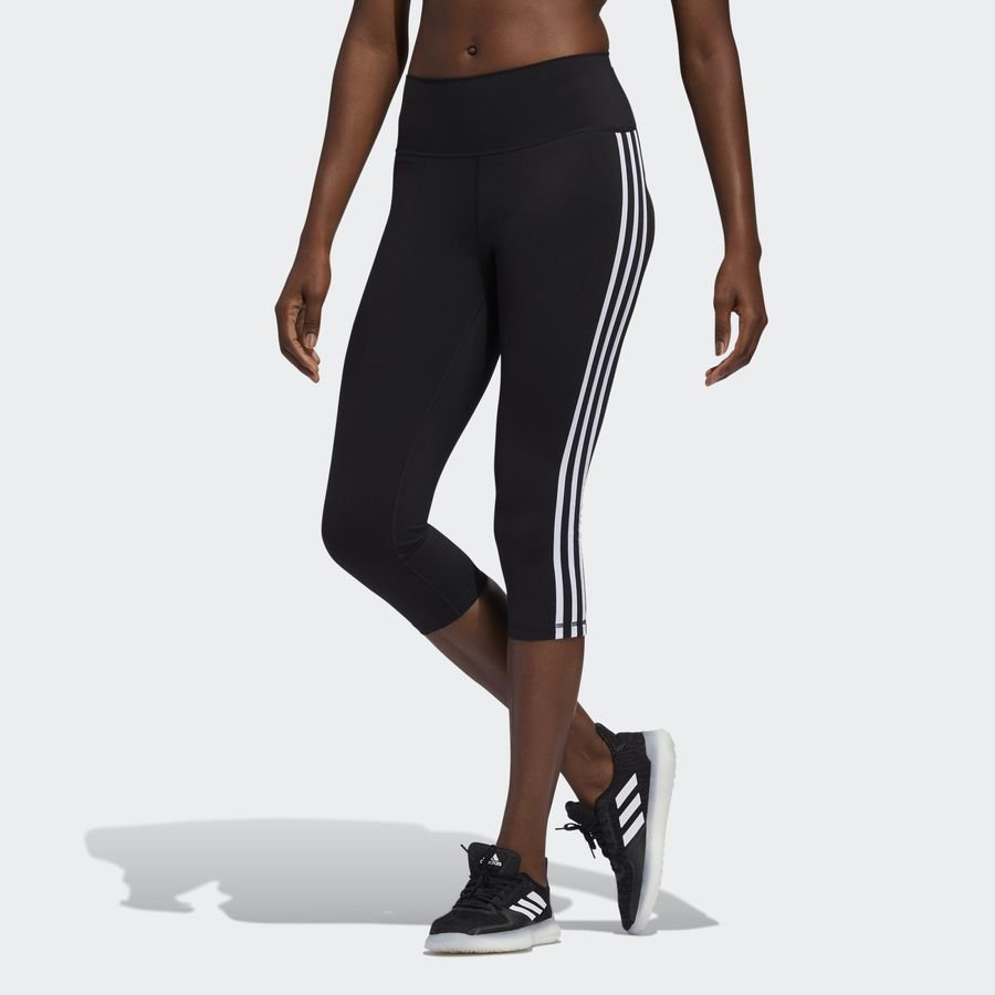 adidas Believe This 2.0 3-Stripes 3/4 tights Sort thumbnail