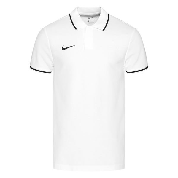 Nike Polo Team Club 19 - White/Black 
