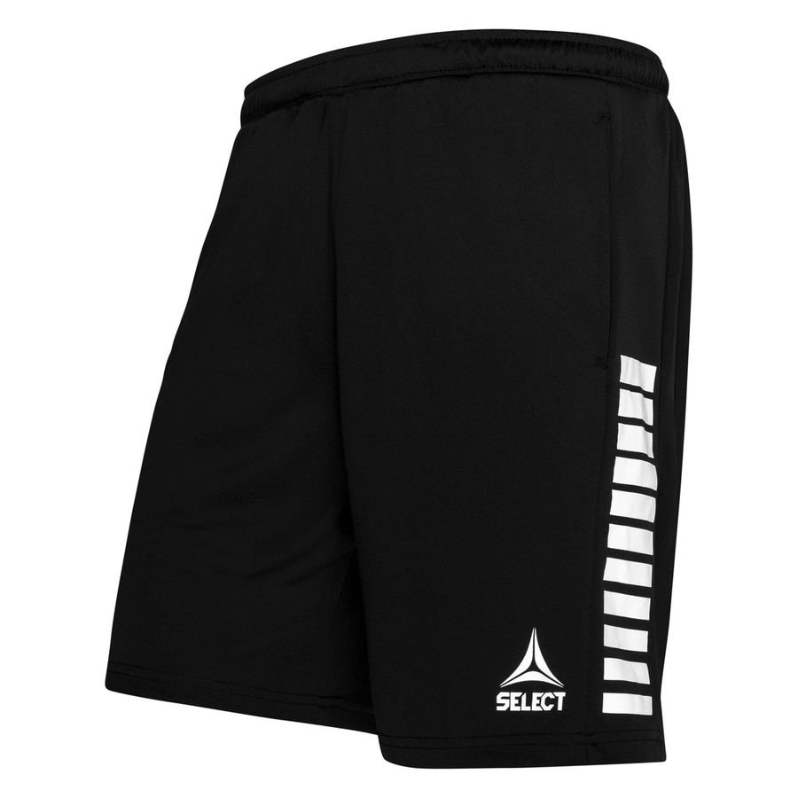 Select Shorts Bermuda Monaco - Sort/Hvid thumbnail