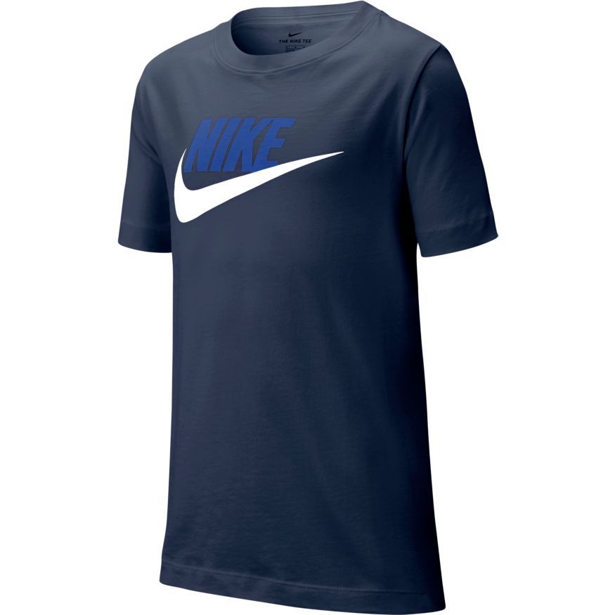 Nike T-Shirt NSW Futura Icon - Navy/Hvid Børn thumbnail