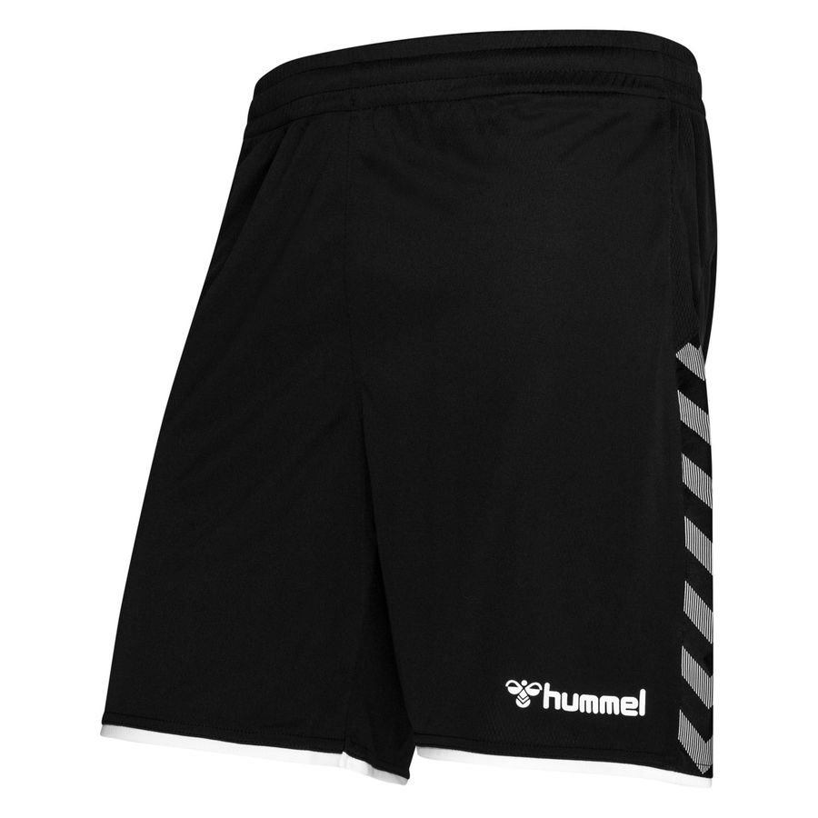 Hummel Shorts Authentic Poly - Sort/Hvid thumbnail