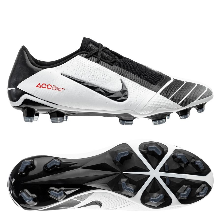 black and white nike boots