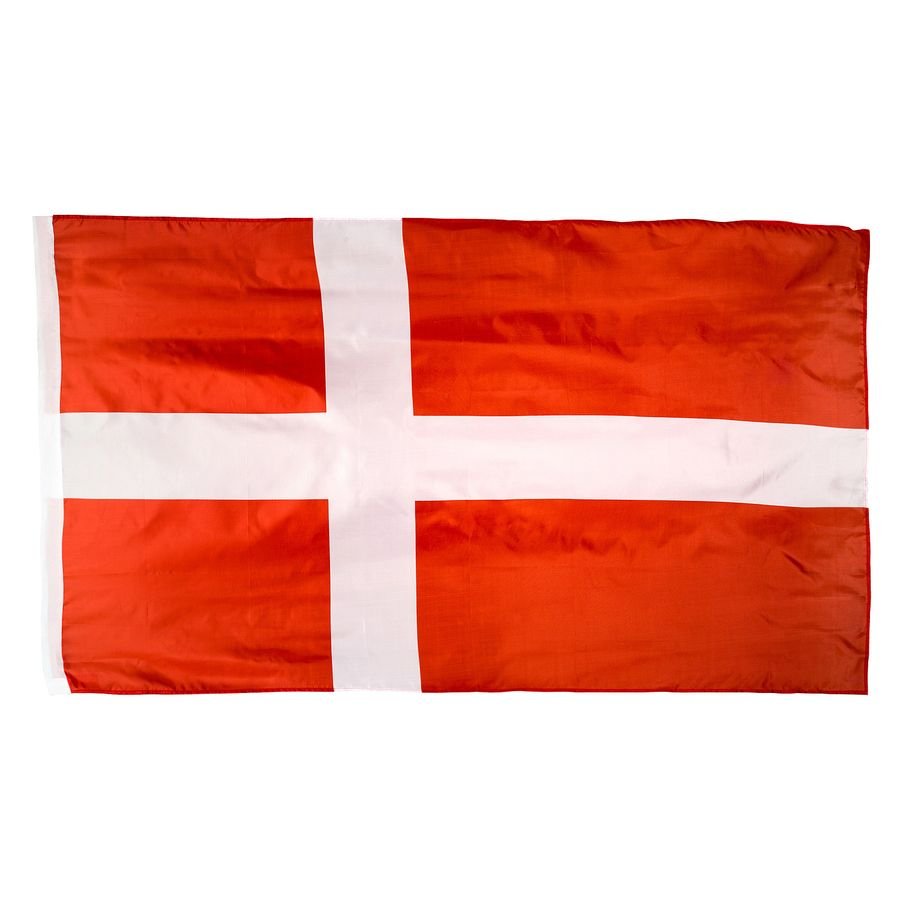 Danmark Flagga - Röd/Vit
